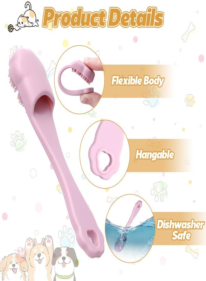 Lineshading 24 Count Silicone Finger Toothbrush for Dogs Cats Soft Bristles Pet Tooth Brushing Kit Gentle Dental Care Kits Teeth Cleaning Supplies Bulk for Large and Small Dogs Cats Puppy - Image 4